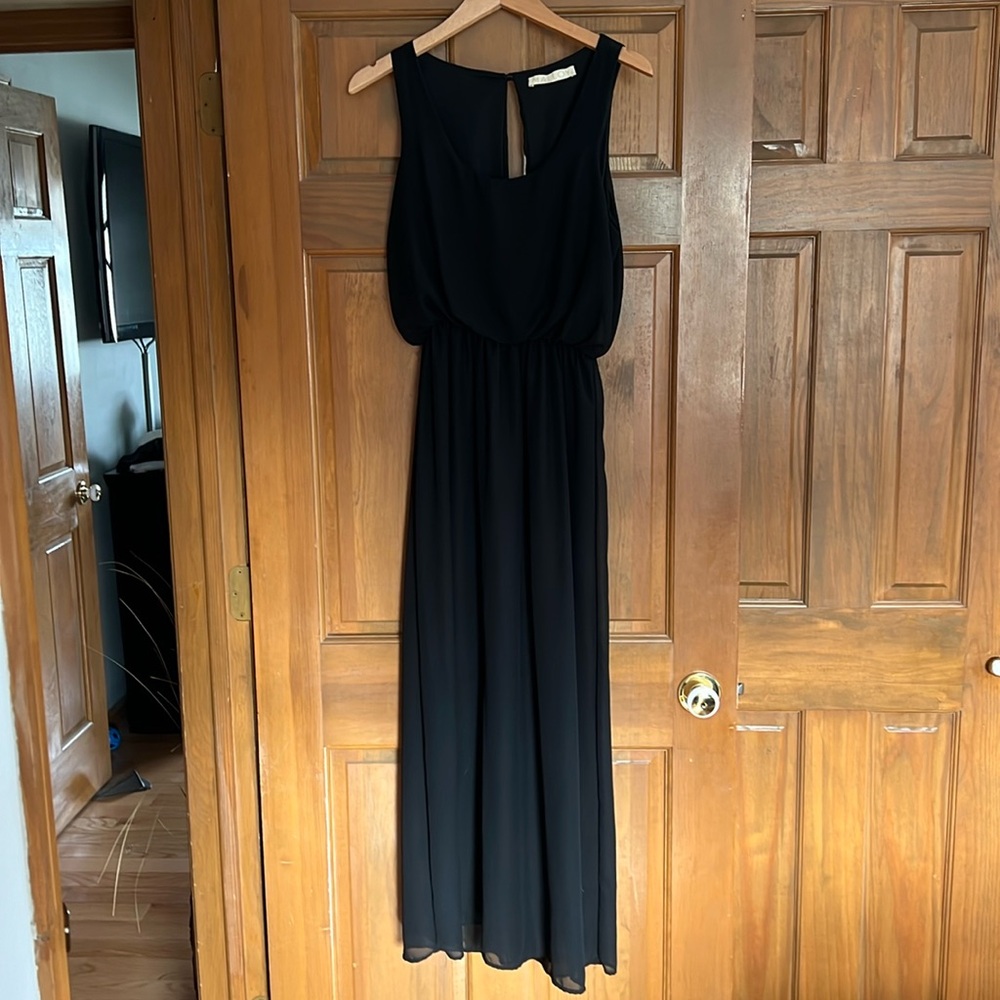 cute black dress with short dress insert